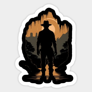 Unending Adventure - Silhouette - Indy Sticker